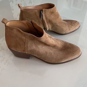 J CREW SUEDE BOOTIES LIKE NEW!